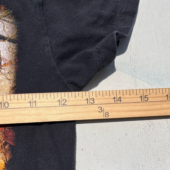 Kids Rock Eagle T-Shirt Black Wolf 2-4 Animal Wildlife Double Sided Nature Fall - Picture 6 of 8